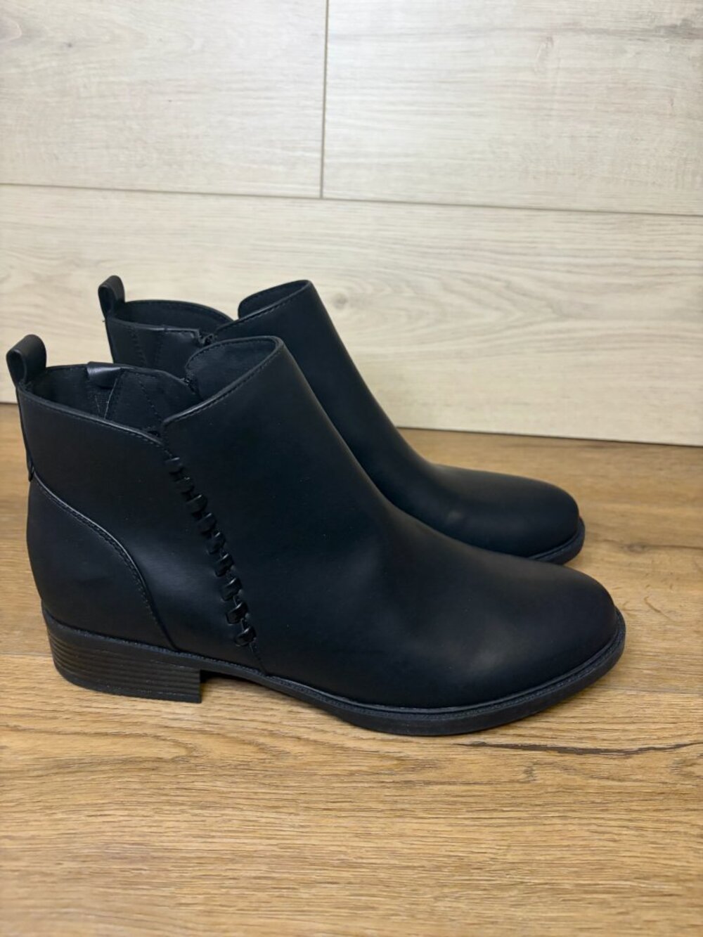Easy Spirit Lorand Ankle Booties Black Casual Block Heel Size 10M